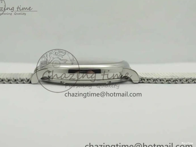 MIROTIME 0225 FastDry Portofino IW356501 SS V3 MK 1:1 Best Edition Black Dial On SS Mesh Bracelet MIYOTA 7195